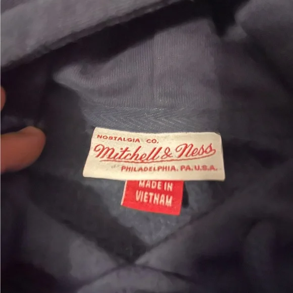 Mitchell N Ness Chicago Bears Hoodie Sweatshirt - Picture 3 of 5